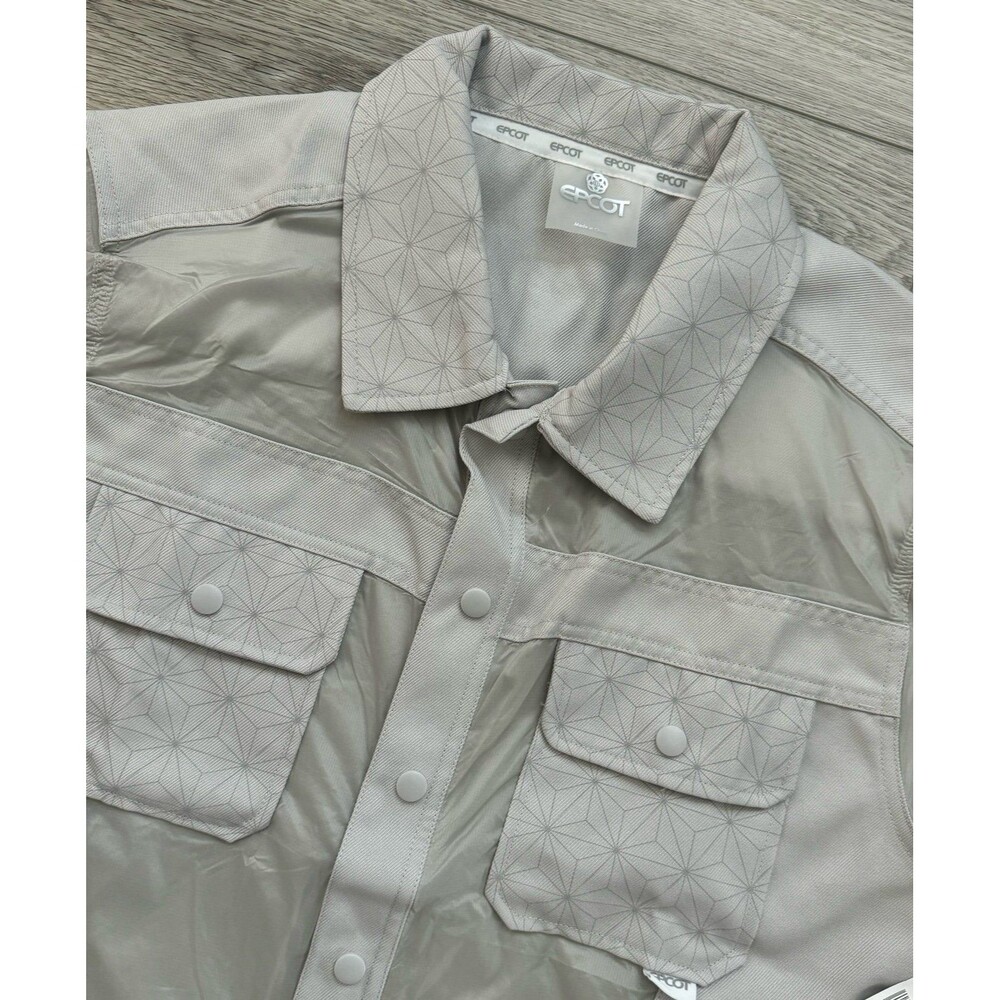 Brand New Walt Disney World Epcot Spaceship Earth Rare Doscontinued Jacket- sz L